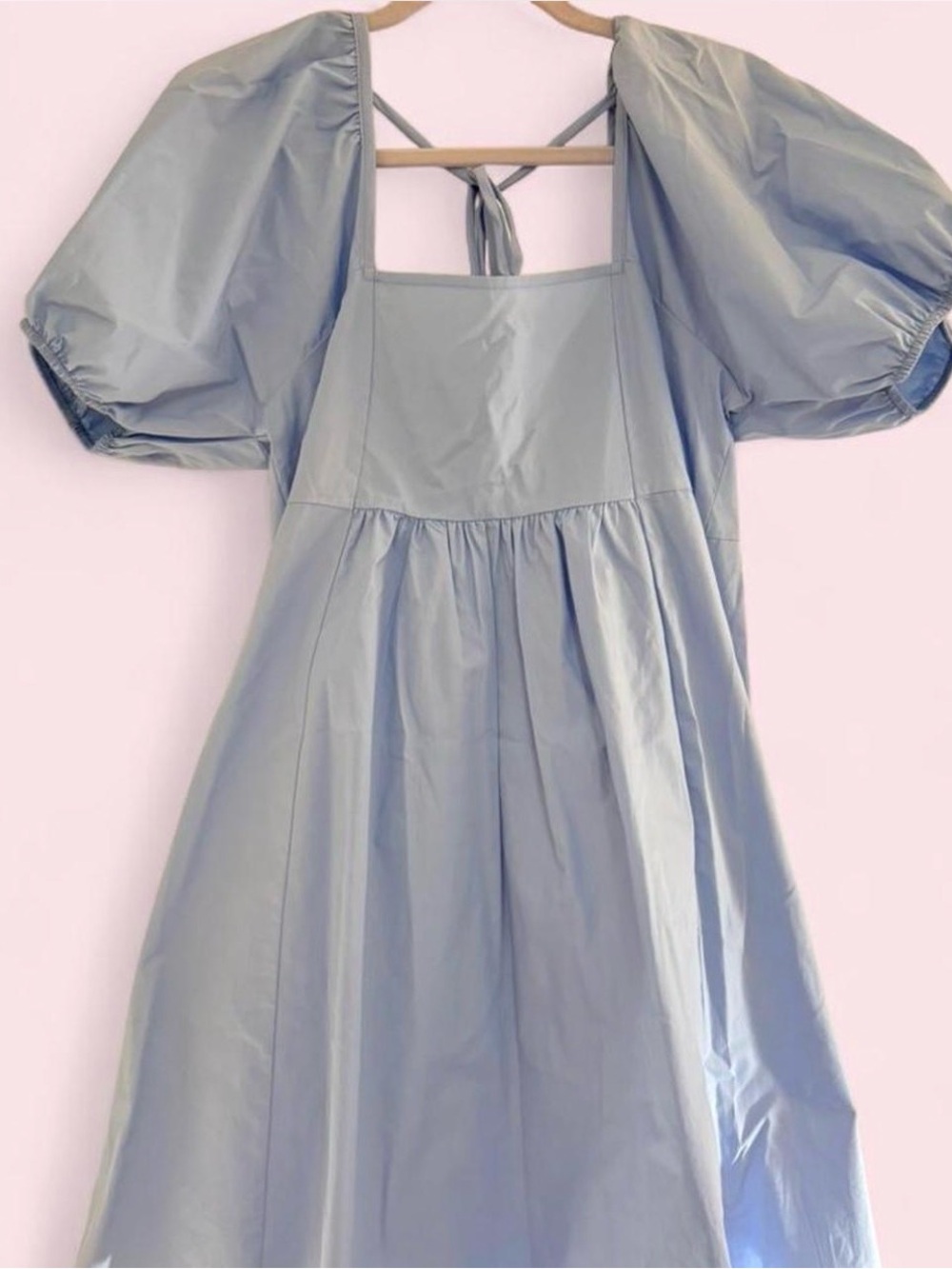 baby blue babydoll dress